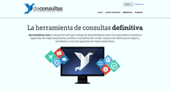 Desktop Screenshot of deconsultas.com
